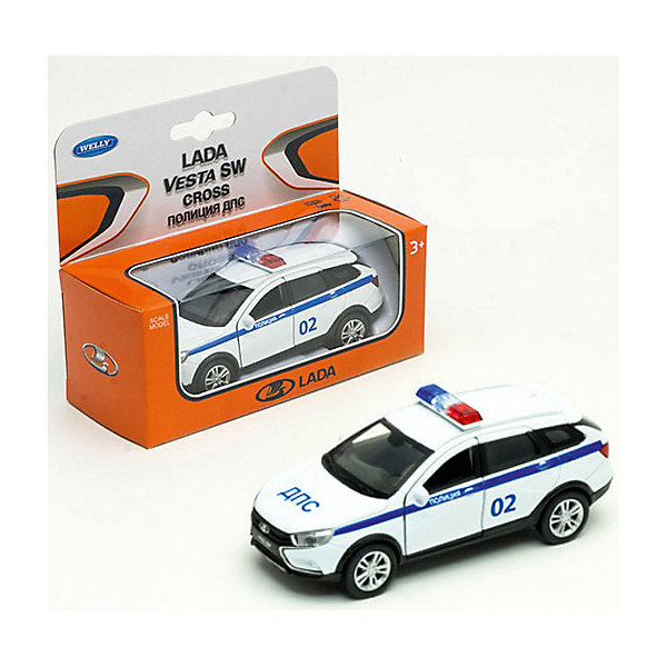 

Машина Welly Lada Vesta Sw Cross "Полиция ДПС"
