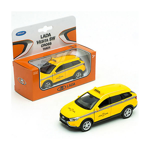 

Машина Welly Lada Vesta Sw Cross "Такси"