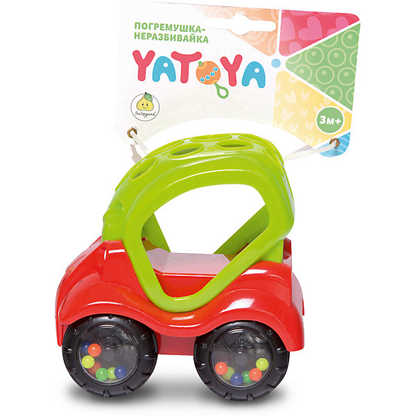 Машинка-неразбивайка Yatoya, зелёно-красная ЯиГрушка 11068292