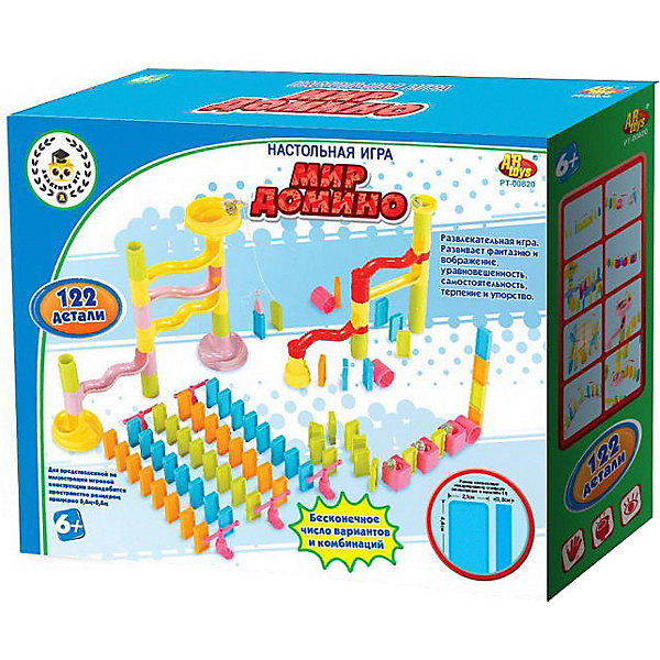 

Настольная игра Abtoys Мир домино, 122 детали
