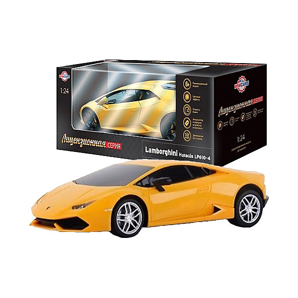 

Wincars Lamborghini Huracan LP610-4 на радиоуправлении, желтый, Wincars Lamborghini Huracan LP610-4 на радиоуправлении,