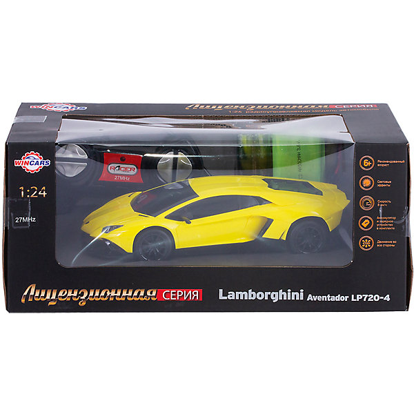 фото Wincars Lamborghini Aventador LP720-4 на радиоуправлении, желтый