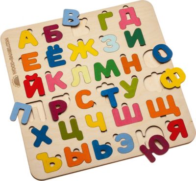 Деревянный Алфавит Для Детей Купить