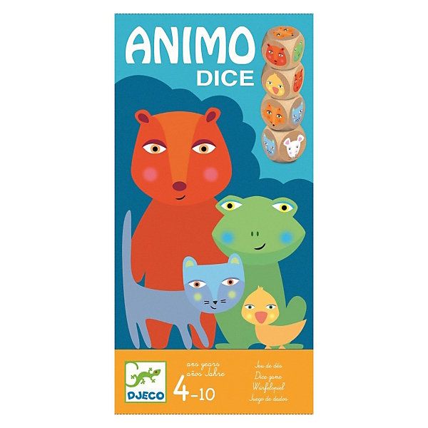 

Настольная игра DJECO "Зверокубики, Настольная игра DJECO "Зверокубики"
