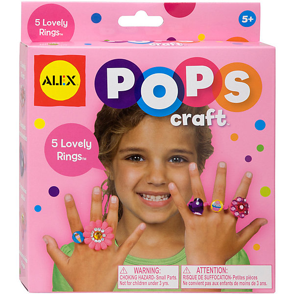 

Набор для творчества Alex Pops Craft «5 колечек»