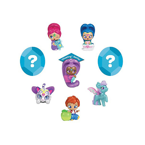 фото Набор фигурок Fisher-Price Shimmer&Shine "Тини Джинники" Набор № 13, 8 шт Mattel