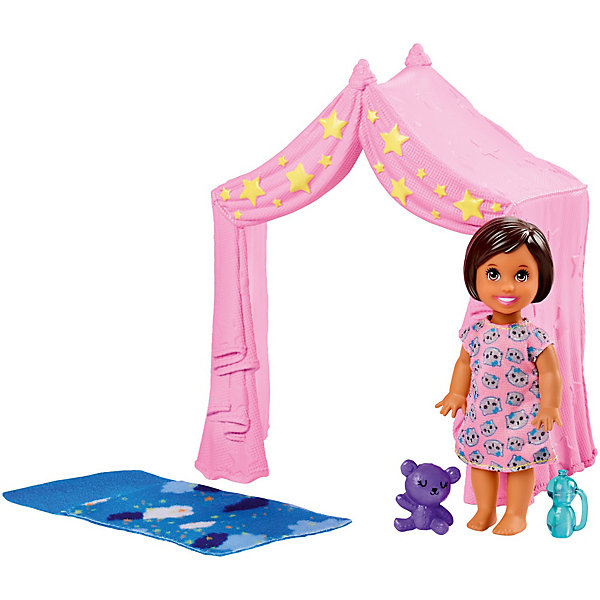 

Игровой набор с мини-куклой Barbie "Скиппер няня" Игра с малышом