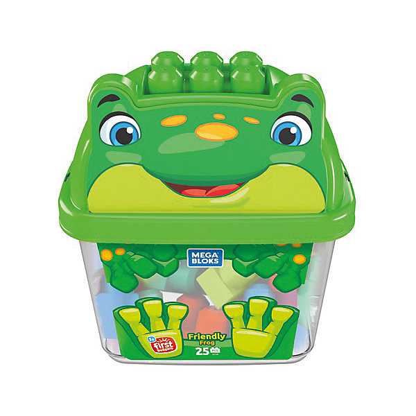 

Конструктор Mega Bloks "Животные" Лягушка, 25 деталей