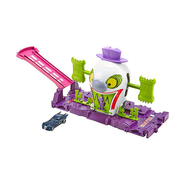 

Автотрек Hot Wheels Gotham City Весёлый дом Джокера
