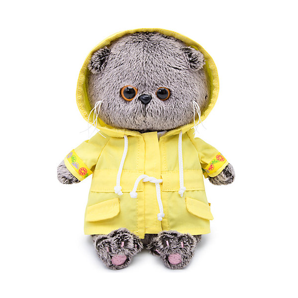 

Мягкая игрушка Budi Basa Кот Басик Baby в курточке, 20 см, Коричневый