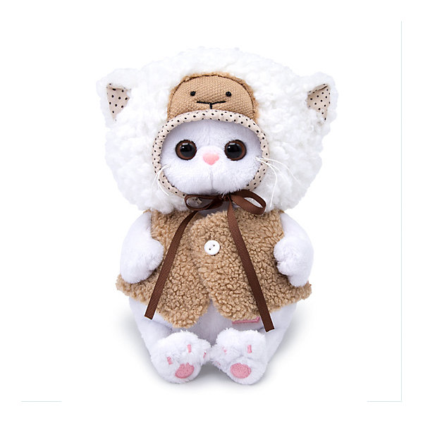 

Мягкая игрушка Budi Basa Кошечка Ли-Ли Baby в костюме "Овечка", 20 см, Белый