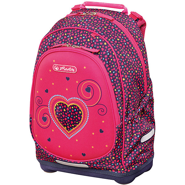 

Рюкзак Herlitz Bliss, Pink Hearts, Розовый, Рюкзак Herlitz Bliss, Pink Hearts