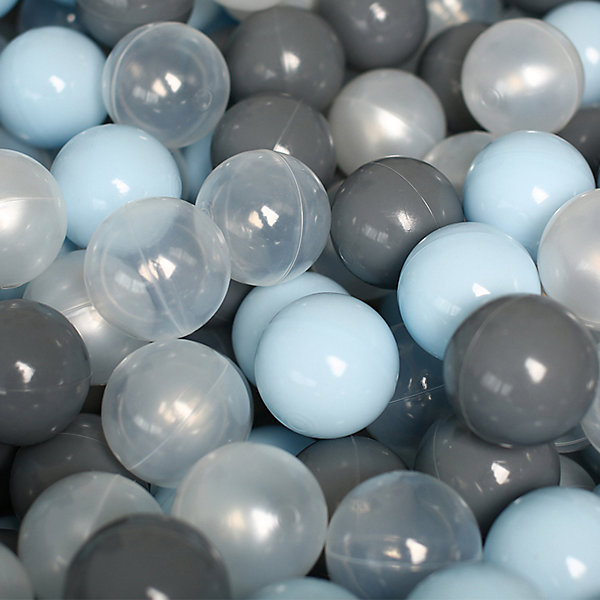 Шарики для сухого бассейна Romana Airpool, 150 шт (голубой, серый, жемчужный, прозрачный) 11095813