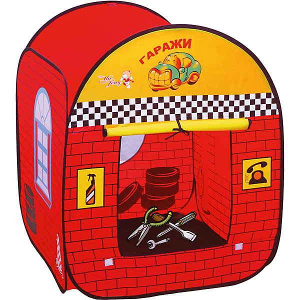 

Палатка Наша Игрушка "Гараж", Красный