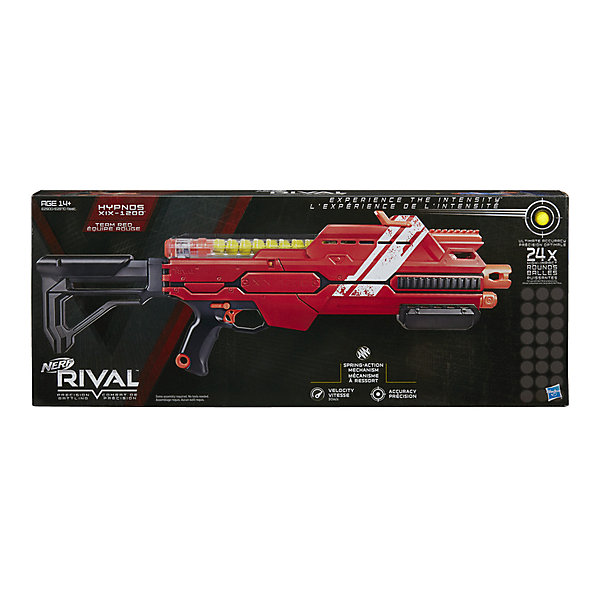 

Бластер с шариками Nerf Rival Hypnos XIX-1200, красный