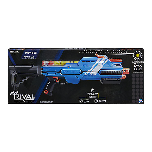 фото Бластер с шариками Nerf Rival Hypnos XIX-1200, синий Hasbro