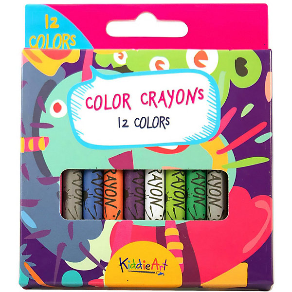 

Восковые мелки KiddieArt 12 штук