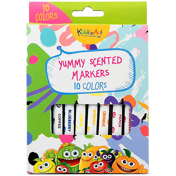 

Ароматизированные фломастеры KiddieArt 10 штук