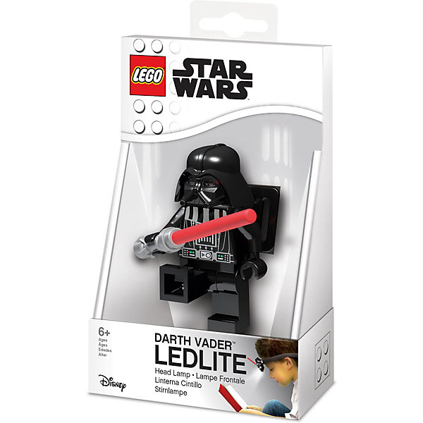 

Налобный фонарик LEGO Star Wars Дарт Вейдер, Grau/schwarz