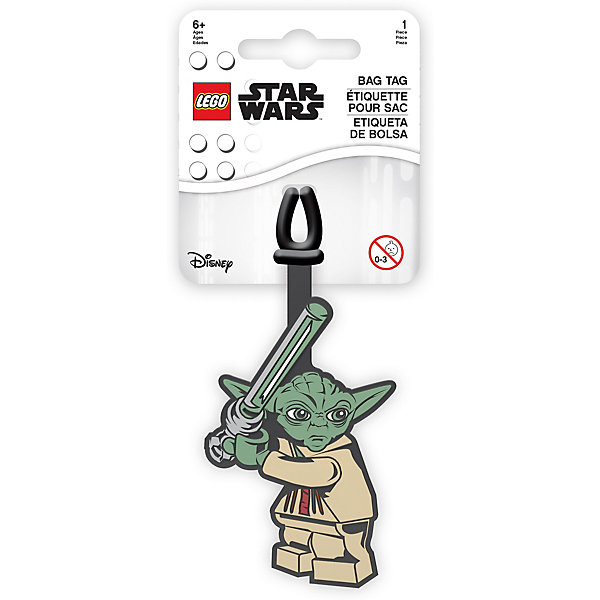 

Бирка для багажа LEGO Star Wars Йода, Зеленый