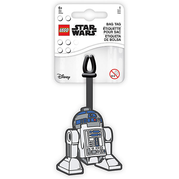 

Бирка для багажа LEGO Star Wars R2D2 (Арту-Диту), Белый