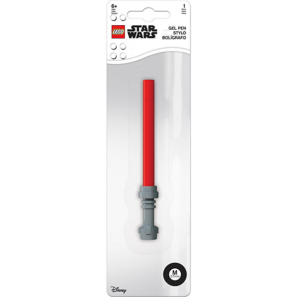 

Гелевая ручка LEGO Star Wars Lightsaber, чёрная, Красный