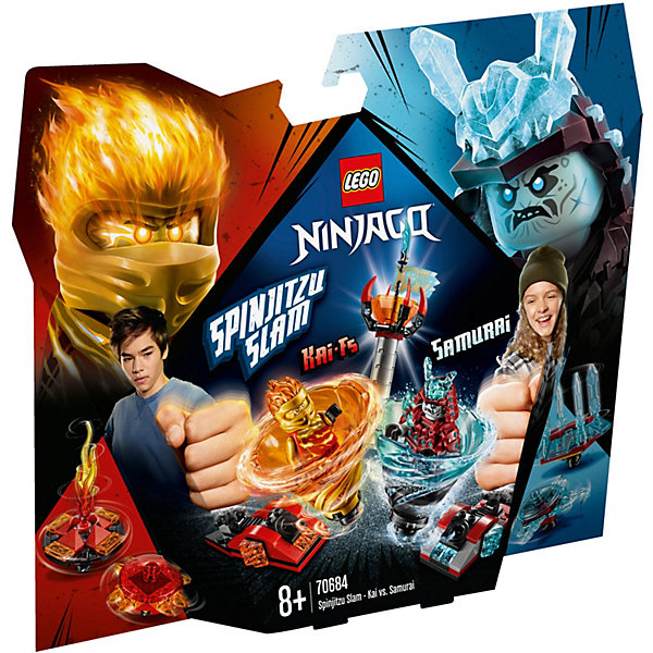 

Конструктор LEGO Ninjago 70684: Бой мастеров кружитцу — Кай против Самурая