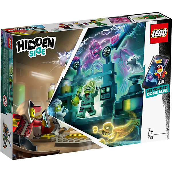 

Конструктор LEGO Hidden Side "Лаборатория призраков", 173 детали, арт 70418, Разноцветный, Конструктор LEGO Hidden Side "Лаборатория призраков", 173 детали, арт 70418