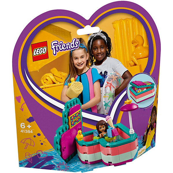 

Конструктор LEGO Friends 41384: Летняя шкатулка-сердечко для Андреа