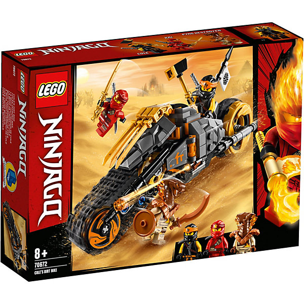 

Конструктор LEGO Ninjago 70672: Раллийный мотоцикл Коула