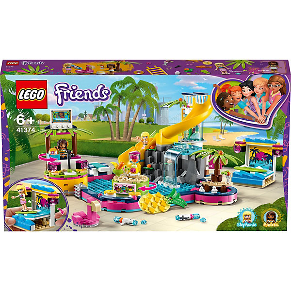 

Конструктор LEGO Friends 41374: Вечеринка Андреа у бассейна