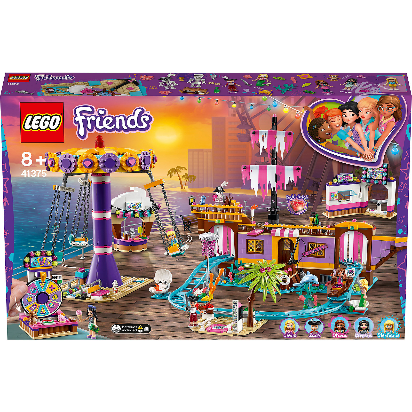 фото Конструктор LEGO Friends 41375: Прибрежный парк развлечений