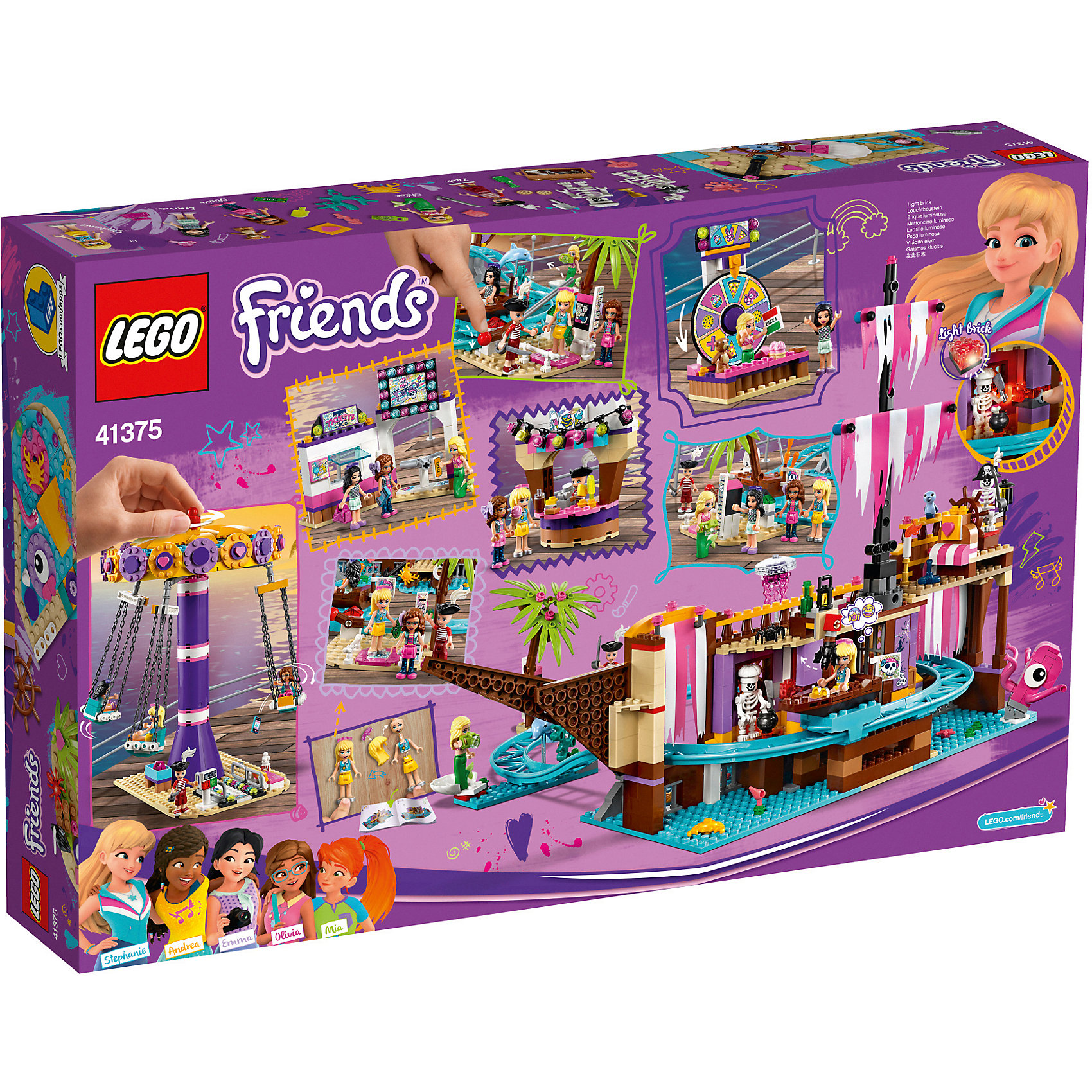 фото Конструктор LEGO Friends 41375: Прибрежный парк развлечений