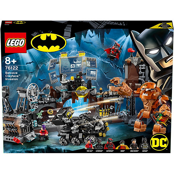 

Конструктор LEGO Super Heroes 76122: Вторжение Глиноликого в бэт-пещеру