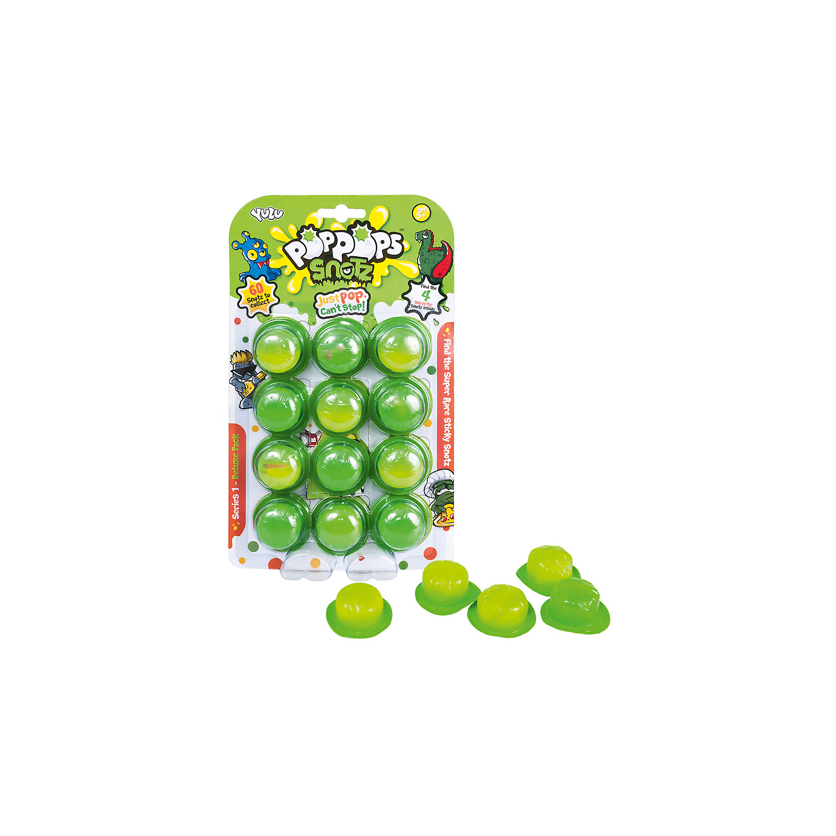 фото Игровой набор Yulu PopPops Snotz, 12 шт Bandai