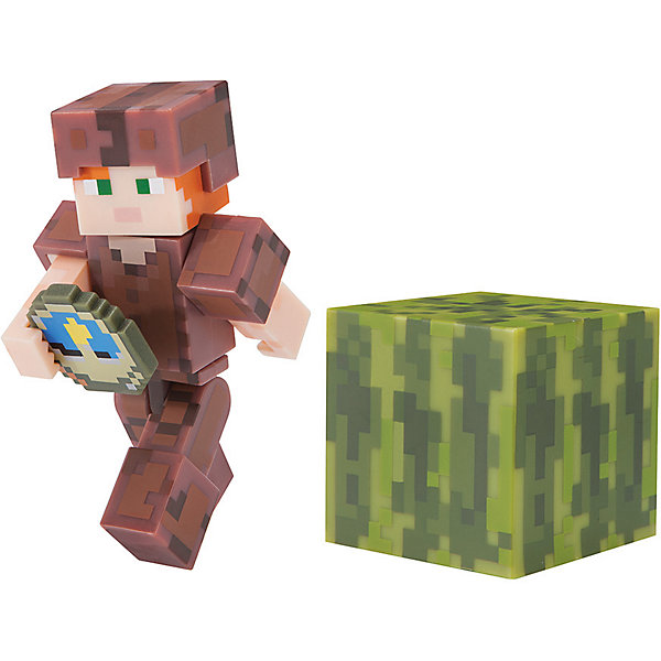 фото Игровая фигурка Jazwares Minecraft Alex in Leather Armor, 8 см