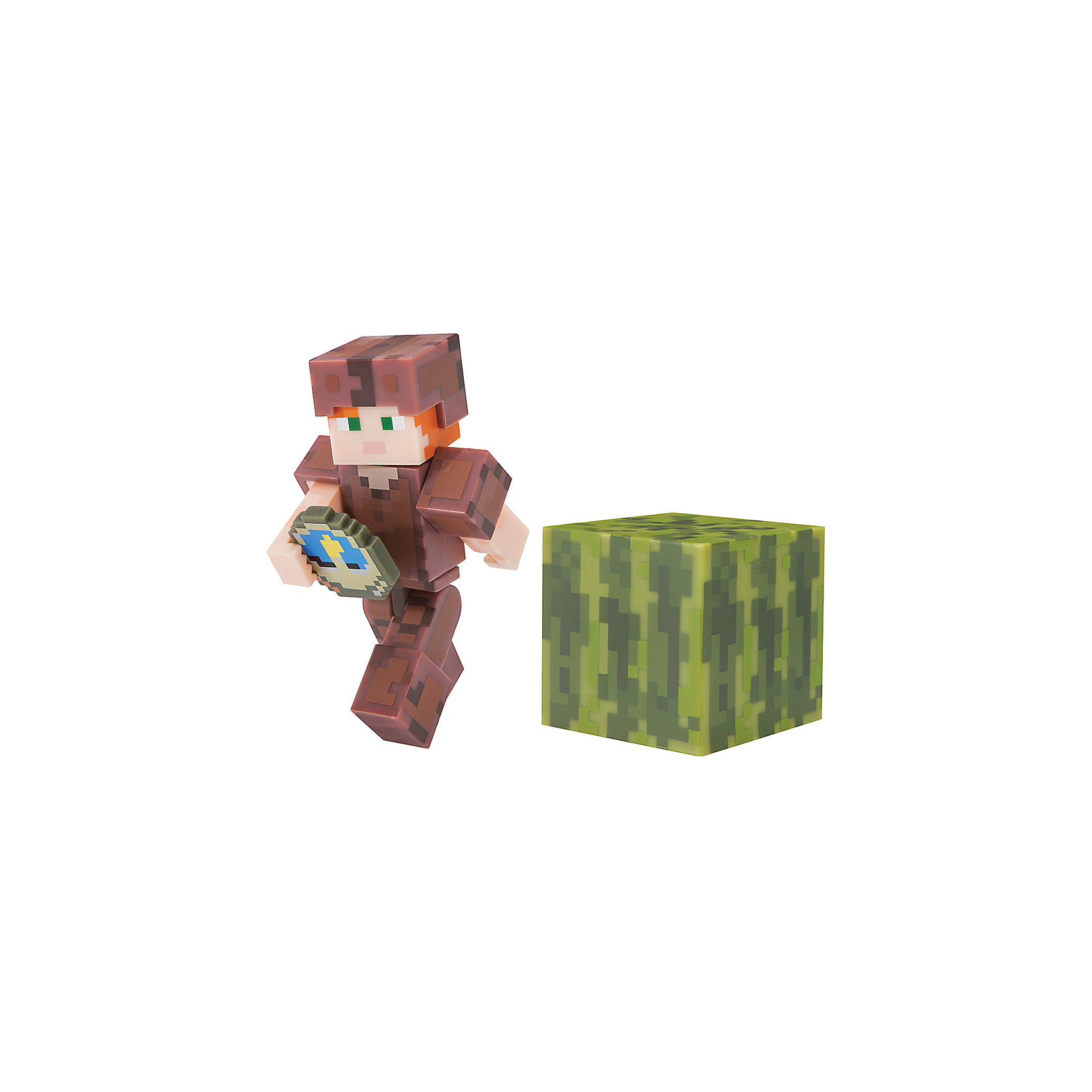 фото Игровая фигурка Jazwares Minecraft Alex in Leather Armor, 8 см