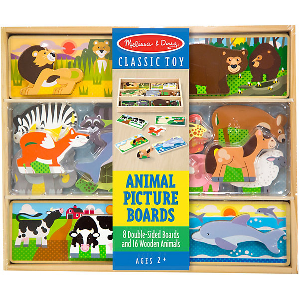 

Рамка-вкладыш Melissa & Doug "Мои первые пазлы", Животные