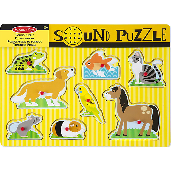 

Пазл со звуком Melissa & Doug, Домашние животные