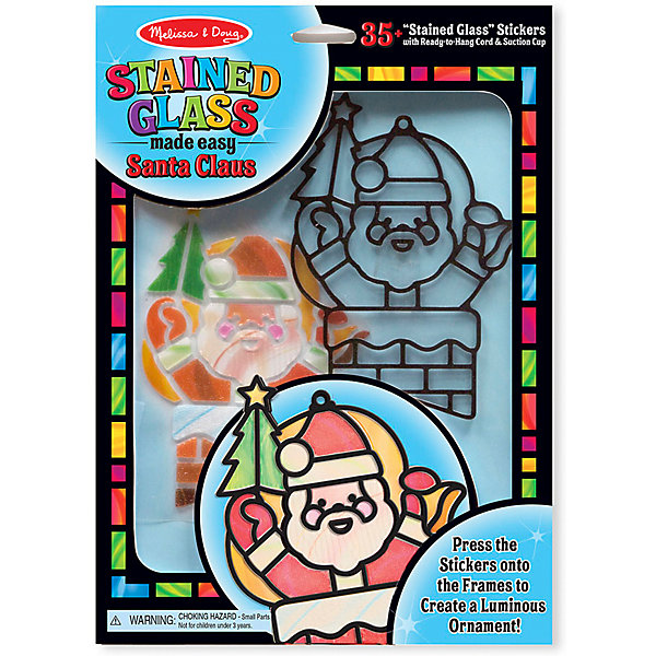 

Витраж Melissa & Doug "Творчество", Санта Клаус