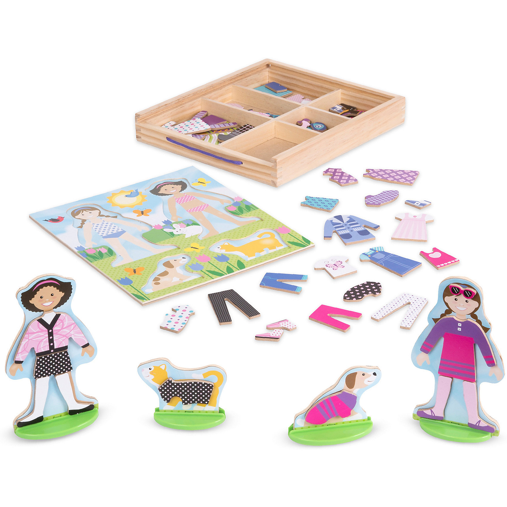 фото Одень лучших друзей Melissa & Doug "Магнитные игры"