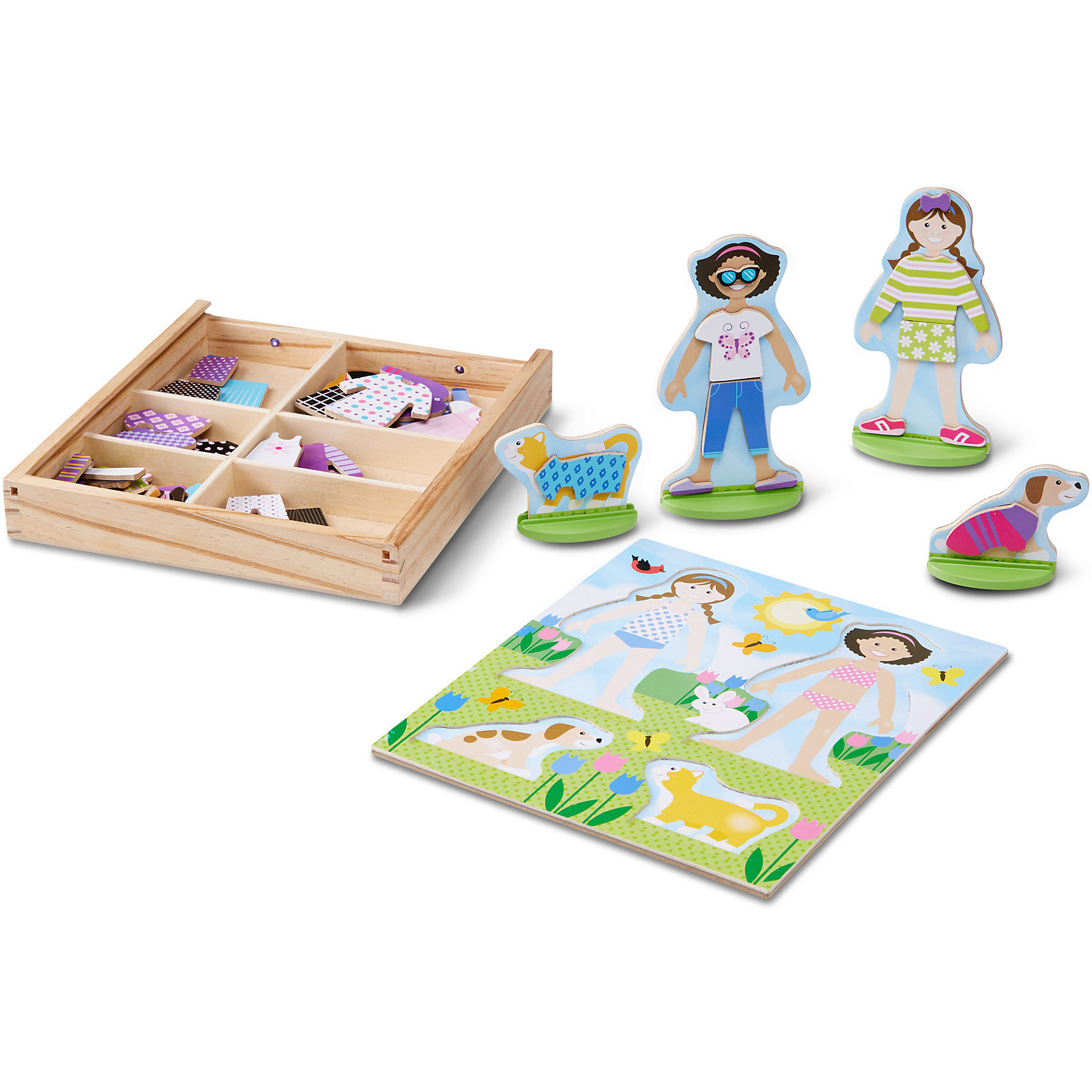 фото Одень лучших друзей Melissa & Doug "Магнитные игры"