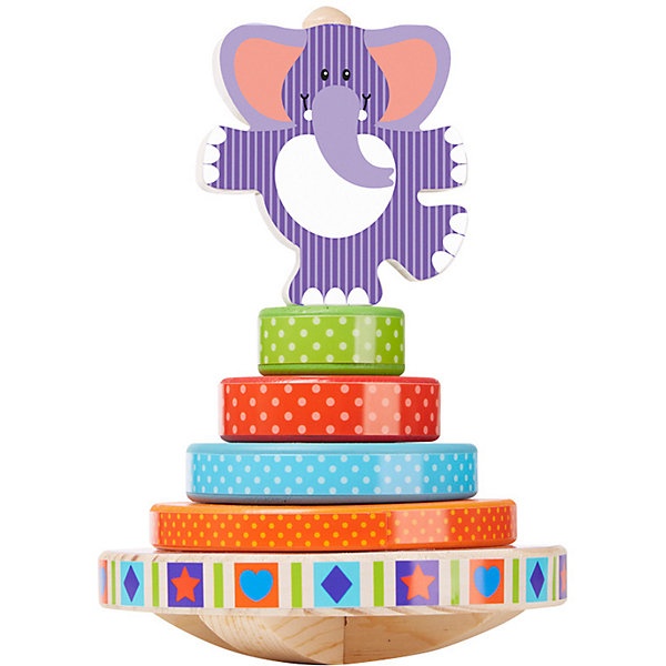 

Пирамидка Melissa & Doug "Первые навыки", Слоник