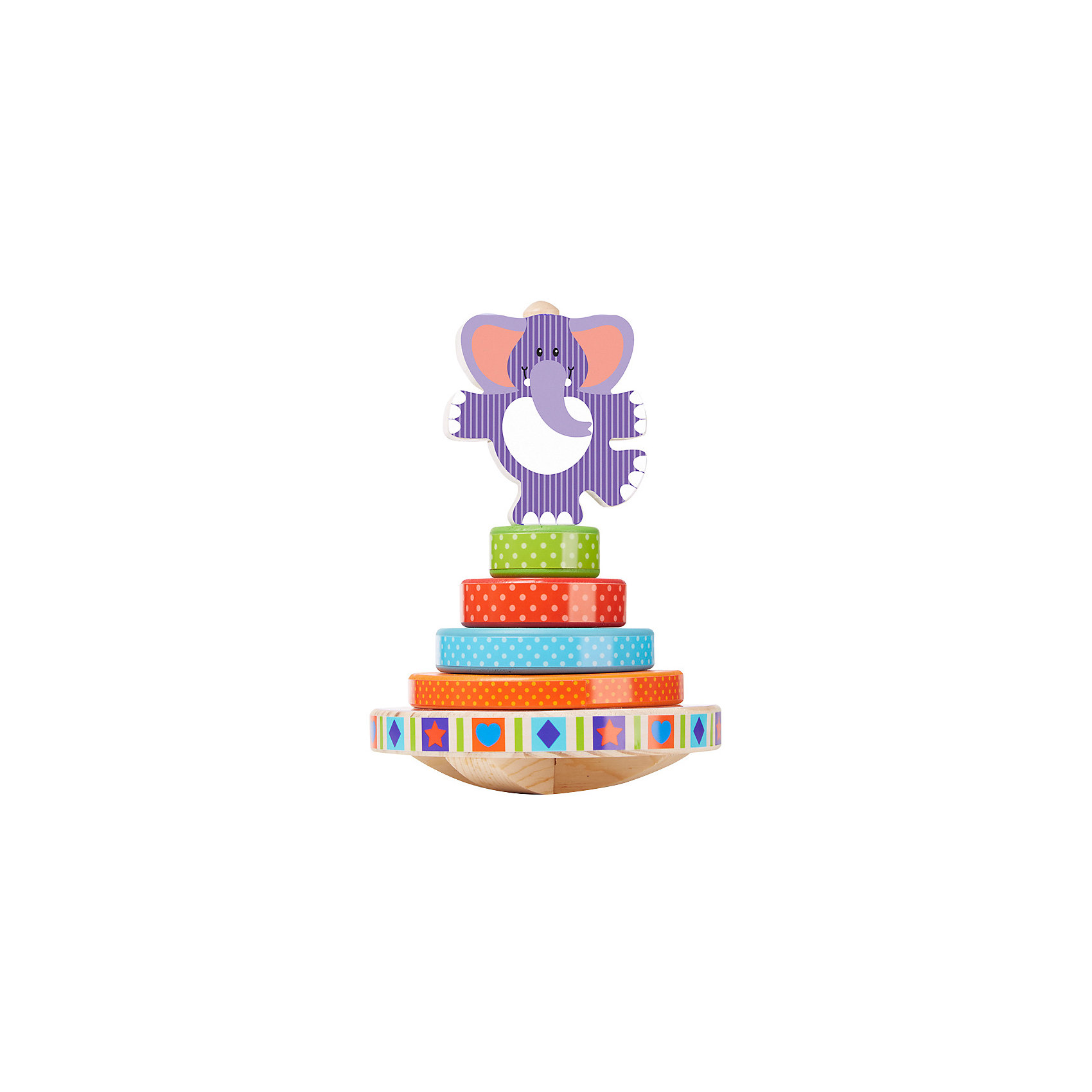 

Пирамидка Melissa & Doug "Первые навыки", Слоник