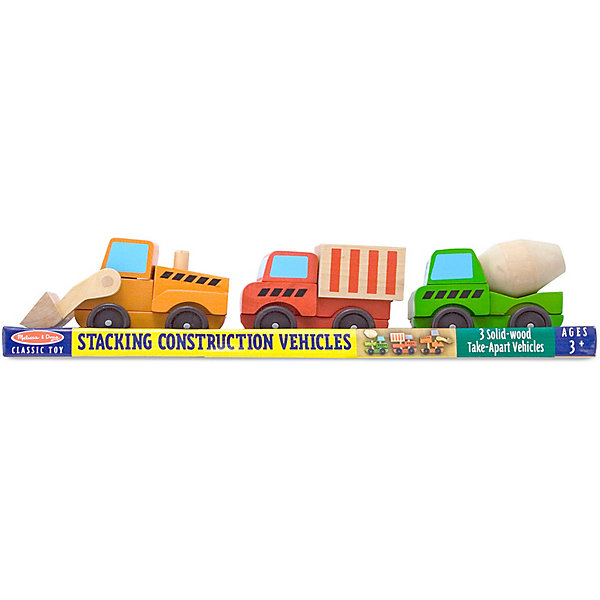 

Конструктор Melissa & Doug "Классические игрушки", Строительный транспорт