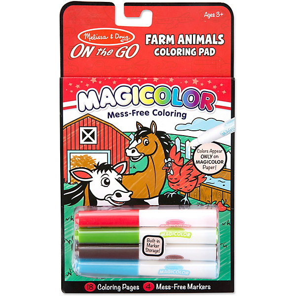 

Раскраска Melissa & Doug "Творчество", Животные с Фермы