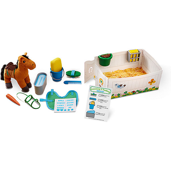 

Игровой набор Melissa & Doug "Уход за лошадкой, Игровой набор Melissa & Doug "Уход за лошадкой"