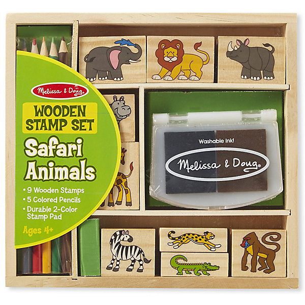 

Набор печатей Melissa & Doug "Творчество", Животные Африки