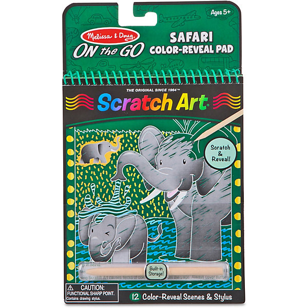 фото Блокнот Melissa & Doug Scratch art, Сафари