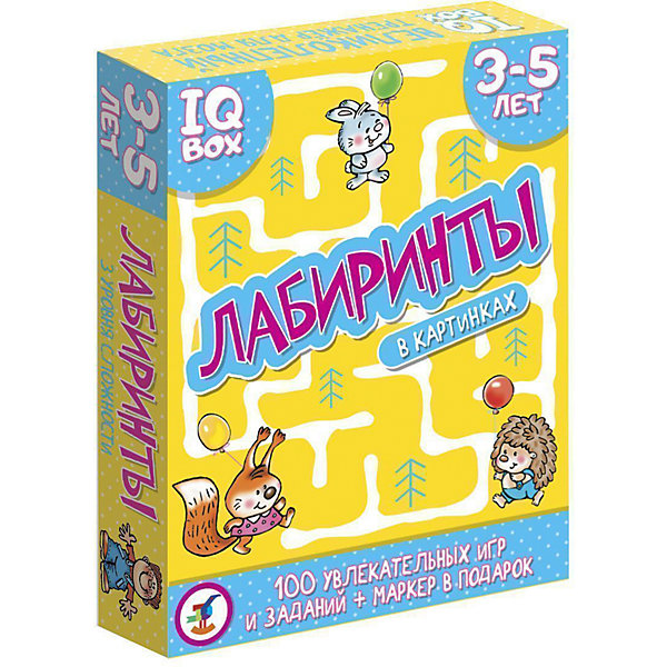 Карточная игра IQ Box "Лабиринты: 3-5 лет" Дрофа-медиа 11154812